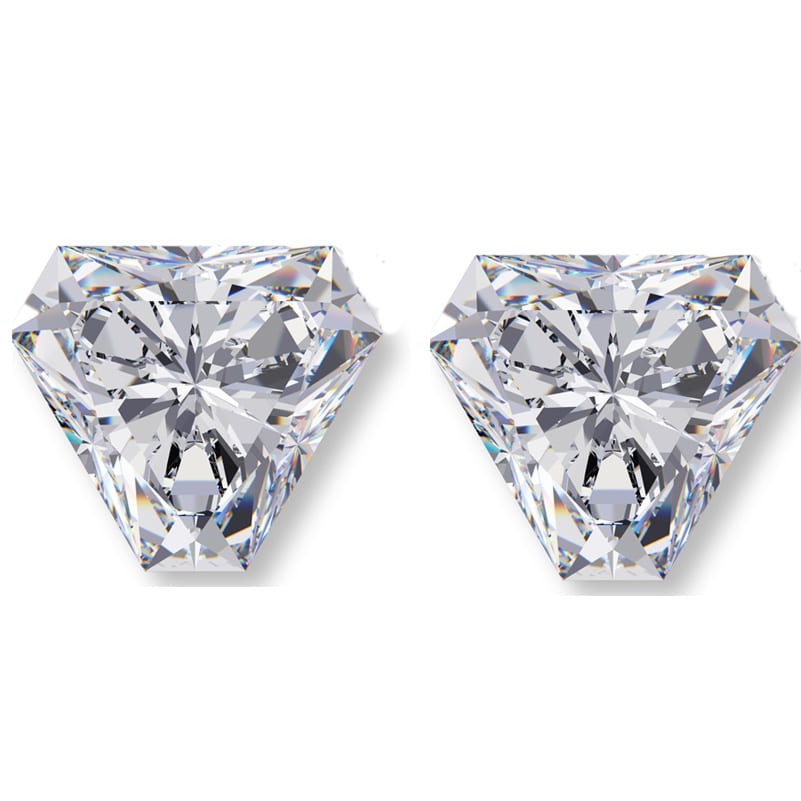 Matching Calf Shaped Diamond Pairs - C Diamond Group
